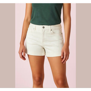 Loft NWT white denim cuffed shorts Sz 30